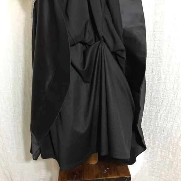 Torrid NWT Black Satin Skater Cocktail Dress Size 10 - Picture 13 of 15
